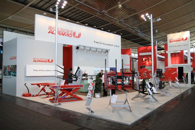 Bolzoni SpA's stand at CeMAT 2011.