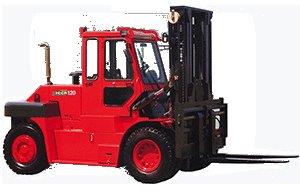 Diesel-powered pneumatic-tyred Heli forklift