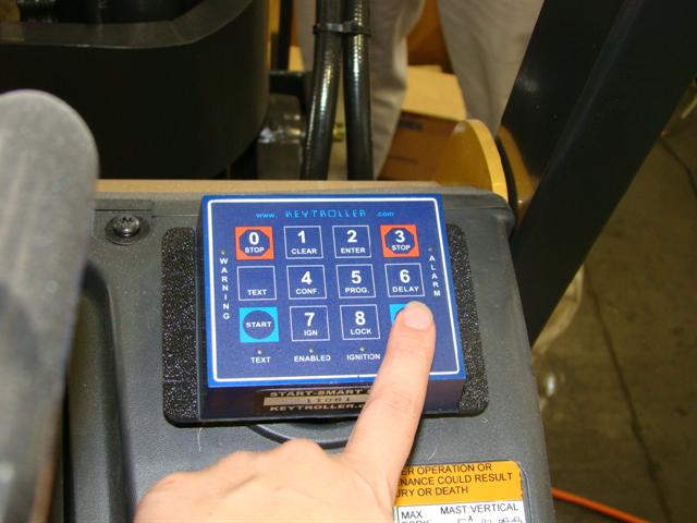 'START SMART', one of the many electronic safety devices designed by KEYTROLLER. Click for larger view