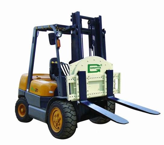 The Bengbu Grip product line includes a full range of hydraulic-powered forklift attachments.