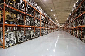 The expansive Cascade Remanufacturing Center(CRC) in Mississauga, Ontario houses a wide range of used attachments providing customers more options for saving money.