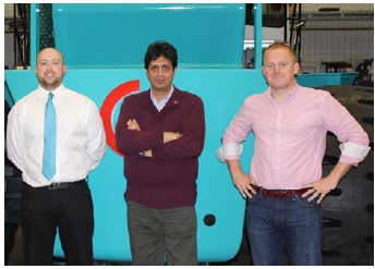 SPARE PARTS (From left side): Richard Taberner, Rajeev Jaiswal and Henry Lee <br />All three appointed to International Sales Managers, Parts.