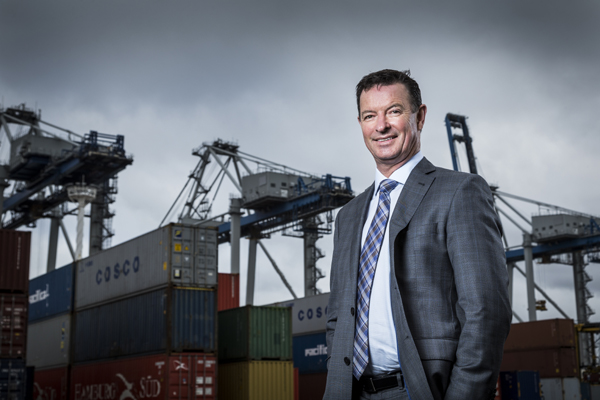 Tony Gibson, Ports of Auckland chief executive officer.
