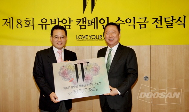 The magazine raised USD28,000 for the Korea Breast Cancer Foundation.