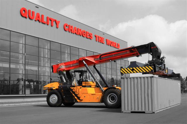 GTS will supply SANY reach stackers, empty container handlers, heavy-duty forklifts and other harbour and terminal equipment