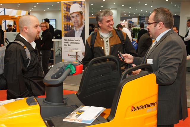Jungheinrich presented its entire industrial truck range and intralogistics solutions at the show.