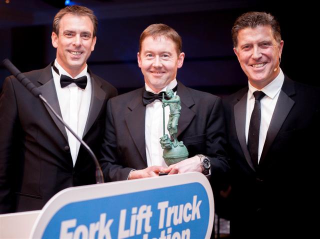 Mark Whyte from Combilift accepted the