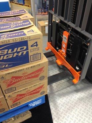 Forklift attachment from Product Protector LLC