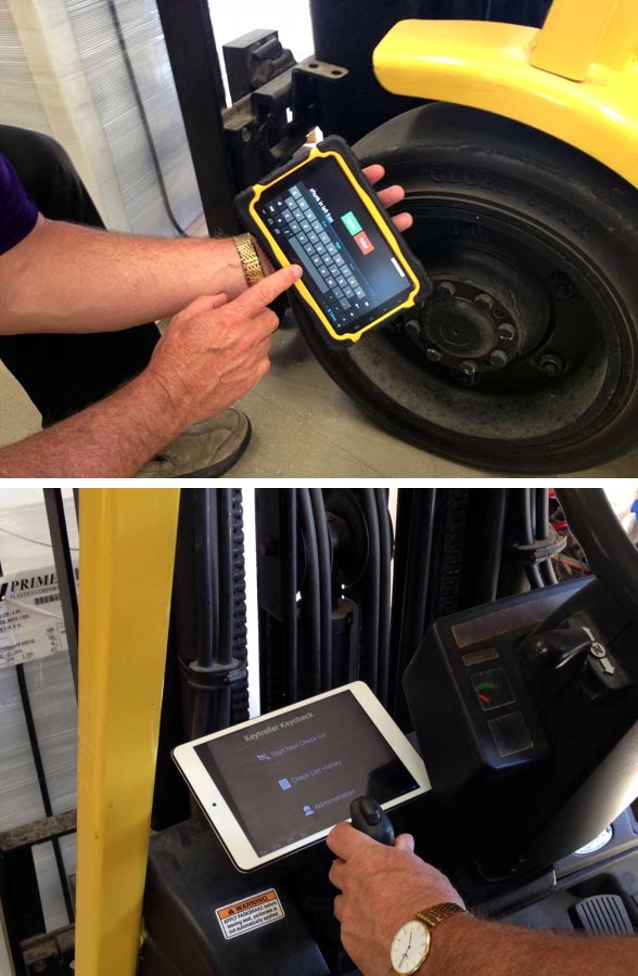 Keytroller’s KEYCHECK-the new Stationary and Portable checklist tablets