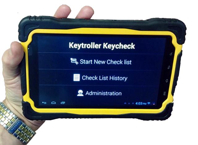 Portable checklist tablets