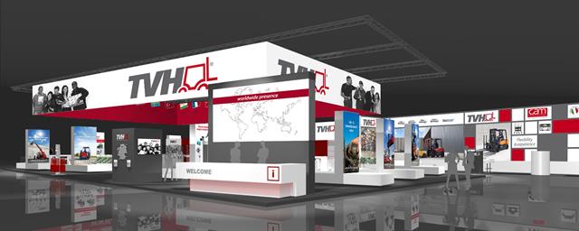 TVH's main stand at CeMAT -Hall 25, Stand L09 <br />Click to enlarge.