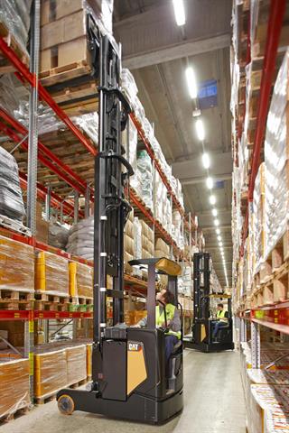 The new reach truck range from Cat Lift Trucks.