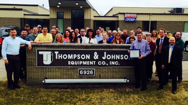 Many team members at Thompson & Johnson
