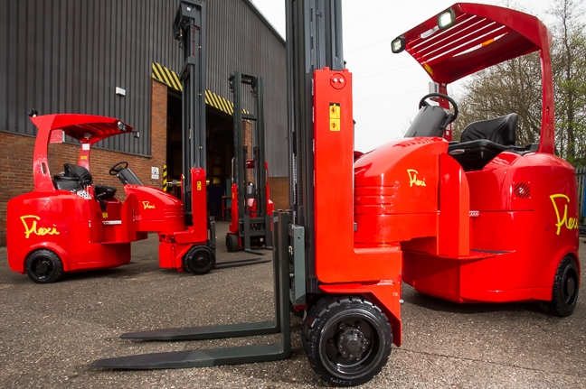 All trucks across the Flexi range will now be fitted with premium Continental cushion rubber tyres. Click for larger view