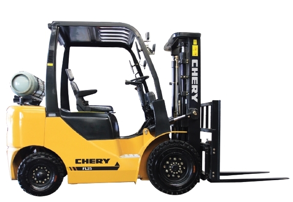 The soon to be released Chery Propane Forklift. Click for larger image.