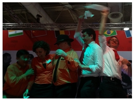 Fun at the TVH stand