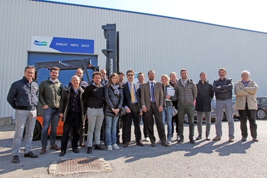 Doosan Industrial Vehicle (DIV) Italy hosted the Italian Dealer Meeting at the European HQ in Sint-Niklaas, Belgium. Click for larger view