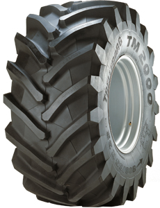 A Trelleborg radial tyre for harvester and combine machine.