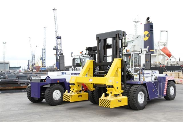 Svetruck counterbalance forklifts are part of PD Ports' new fleet.