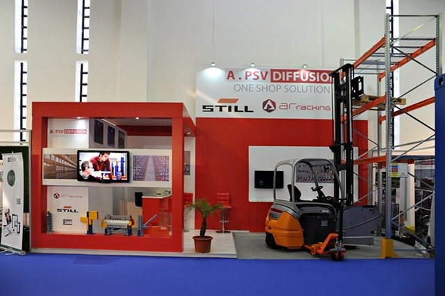 A.PSV Diffusion's portfolio of services comprises warehousing, materials transport, the setting up of logistics centres and shelving systems.