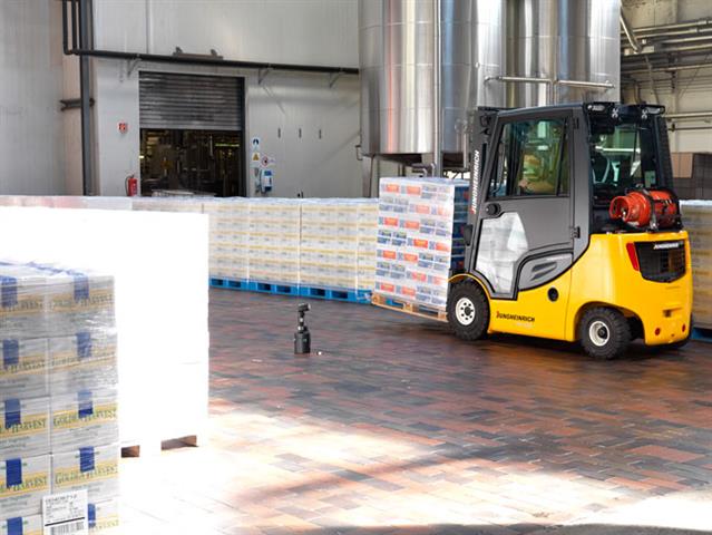 The TFG truck features a hydrostatic drive engine that allows it to accelerate quickly.