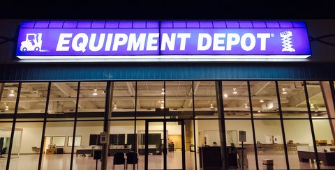 Nighttime view of new San Antonio showroom