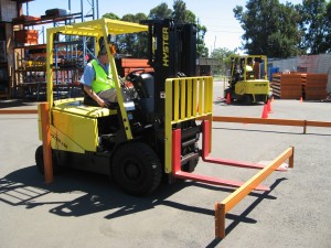 Preparations are under way for this year's Forklift Championship.