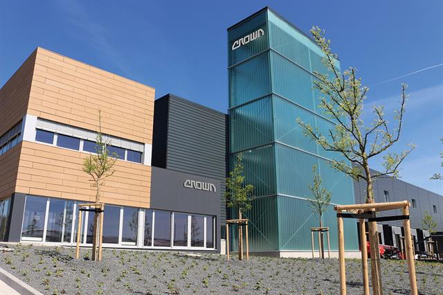 The new production building in Roding.