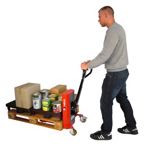 The LogiQ300 quarter pallet lifter is available worldwide.