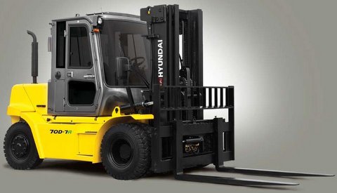 Hyundai diesel forklift 70D-7A