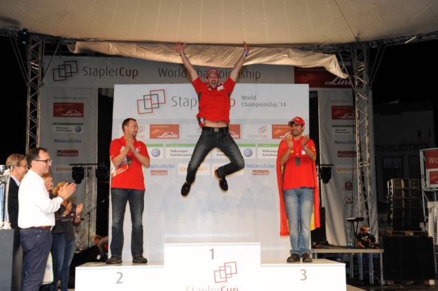Winners (l-r): Jimmy Vlendrix, Stefan Theissen and Antonio Martinez