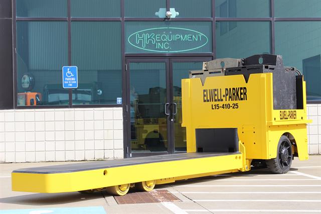 A new Elwell-Parker L15 platform truck engineered by H&K Equipment.