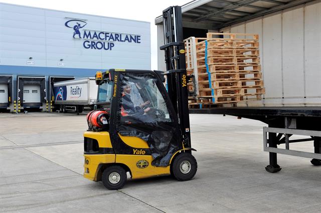 Macfarlane chose Yale as its preferred manufacturer for a range of equipment including reach trucks, counterbalance trucks, man-up order pickers and powered pallet trucks.