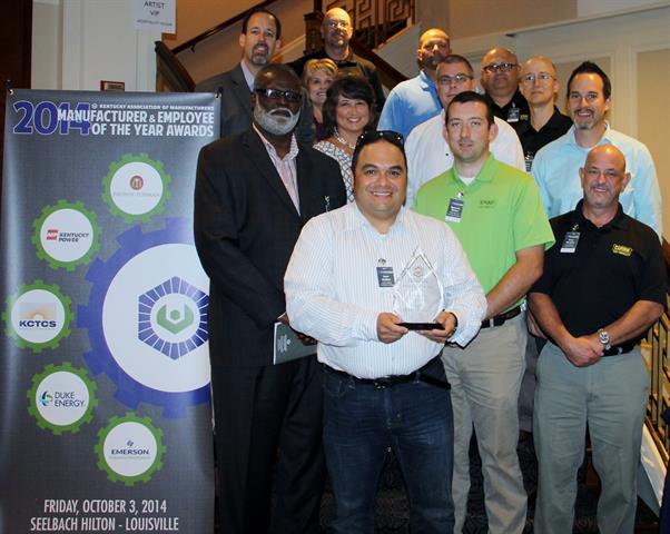 Clark has received an award from the Kentucky Association of Manufacturers.