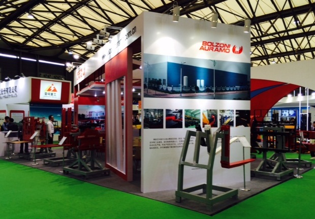 Bolzoni Auramo was the only global attachment maker at the expo.