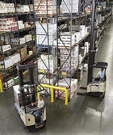 Crown equipment on the job