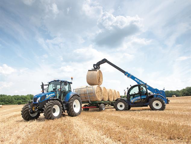The New Holland LM7.35 telehandler
