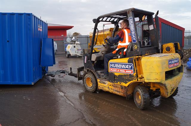The TLT25D Teletruk that is operating in the North East of England.