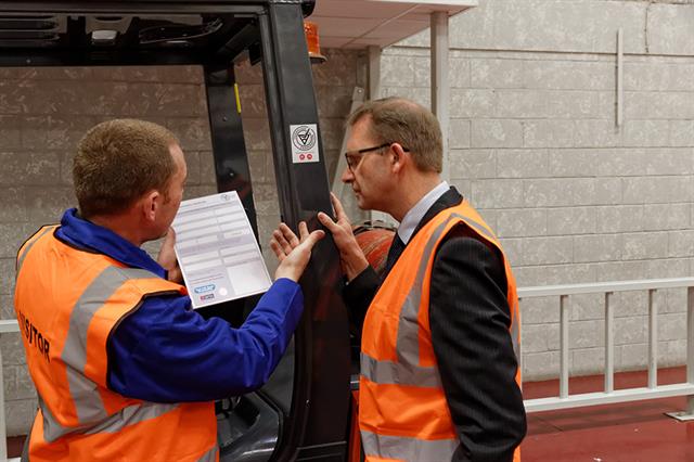 Thorough examination of industrial forklifts is required under LOLER 1998.