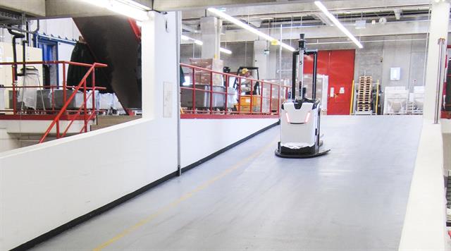 The Rocla AGVs have earned their place through efficiency in the Seeberger GmbH factory in Ulm during past two years.