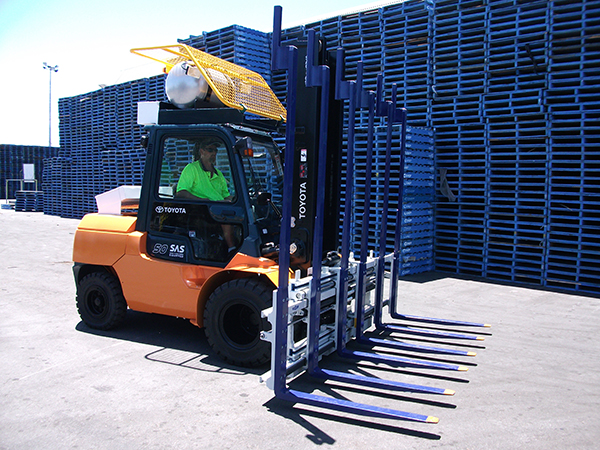 Double Pallet Forklift Double Pallet Forklift