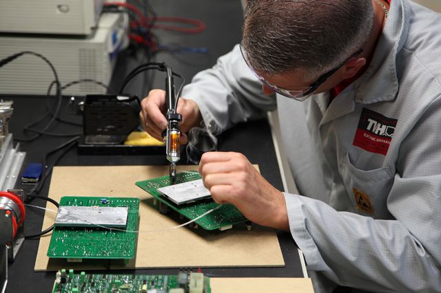 TVH electronic technicians have received extensive training in Italy.