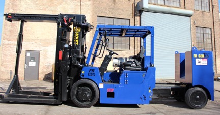 Hoist manufactures electric forklifts to 25T