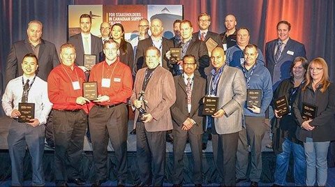 Award winners at Cargo Logistics Canada event