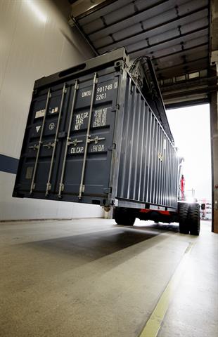 The DRG100 reach stacker.