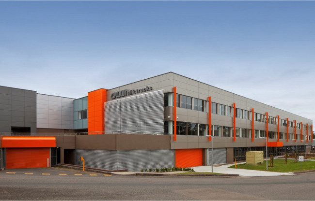 The new corporate headquarters of Crown Equipment in Sydney.