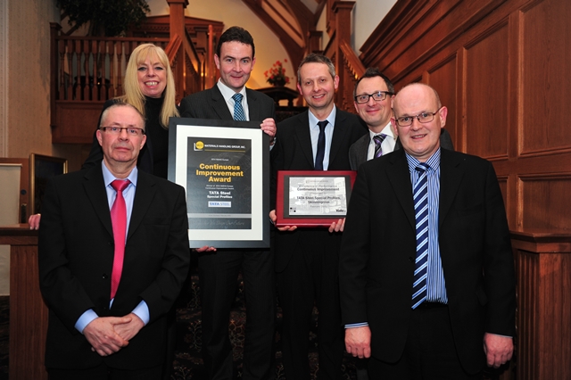 Tata Steel received the award for its global supply of mast profiles to NACCO plants.