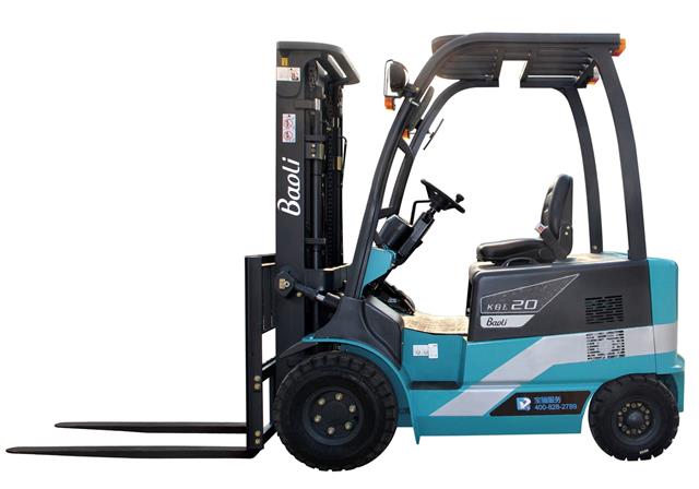 The new Baoli electric forklift truck KBE20 offers improved operation and easy-to-maintain reliability.