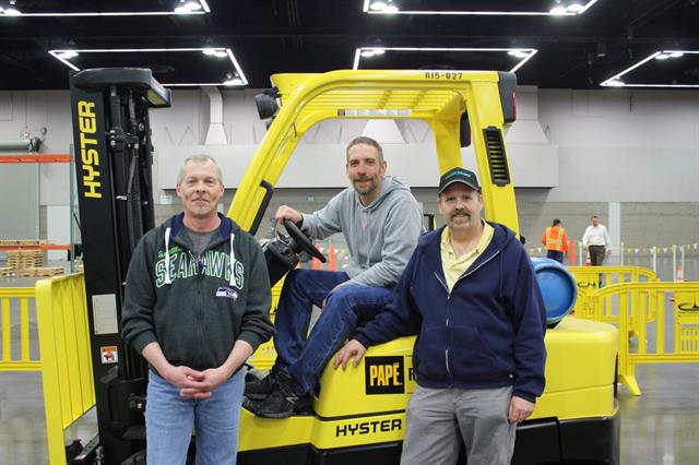 A team from Americold Logistics of Lynden, Washington won the third annual Columbia Forklift Challenge.