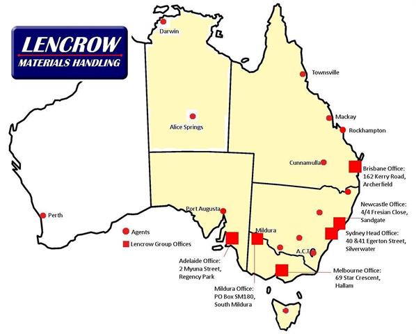 Extended services across Australia - click for larger view